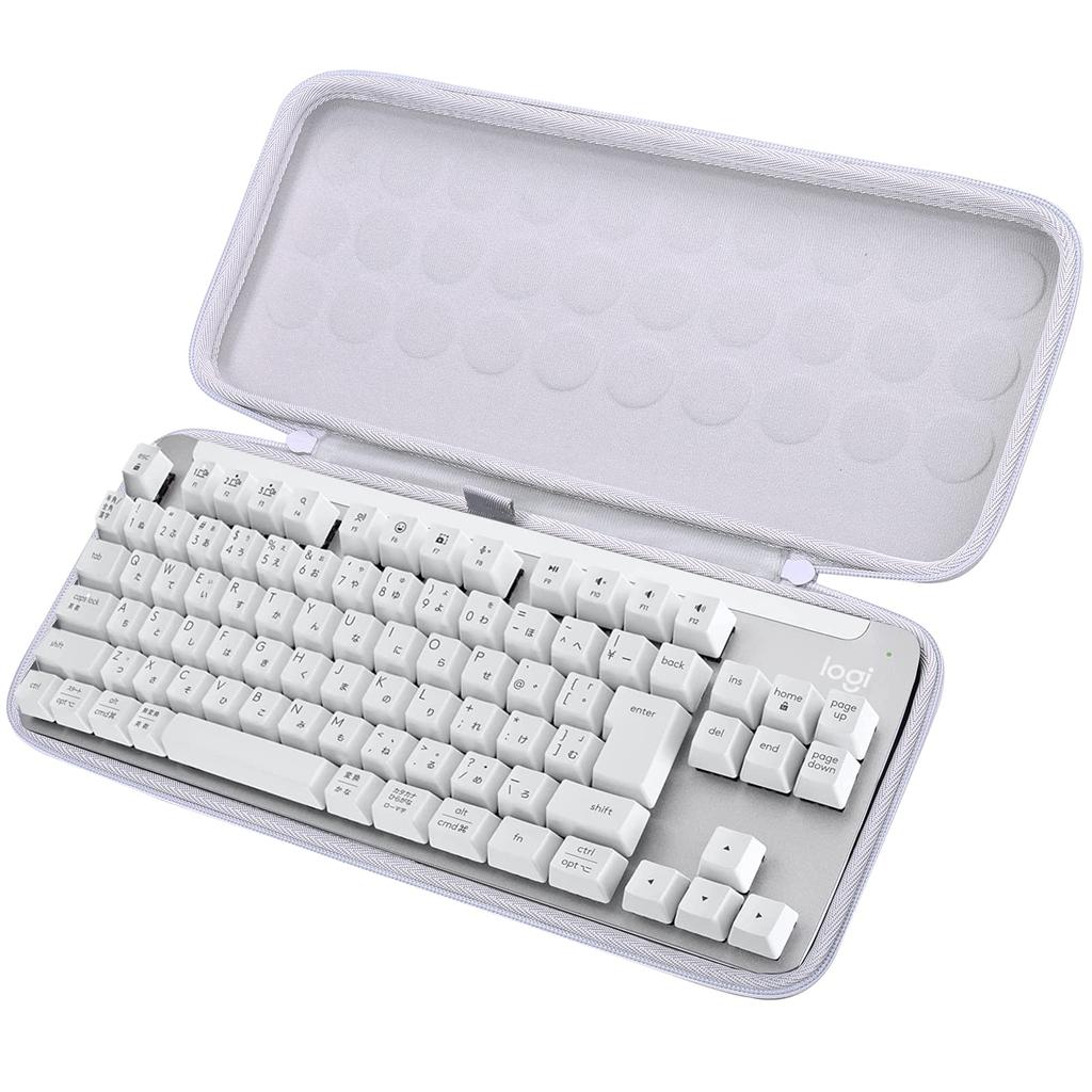 co2CREA Storage Case Compatible with Logitech SIGNATURE K855 Tenkeyless Mechanical Wireless Keyboard (Case Only)