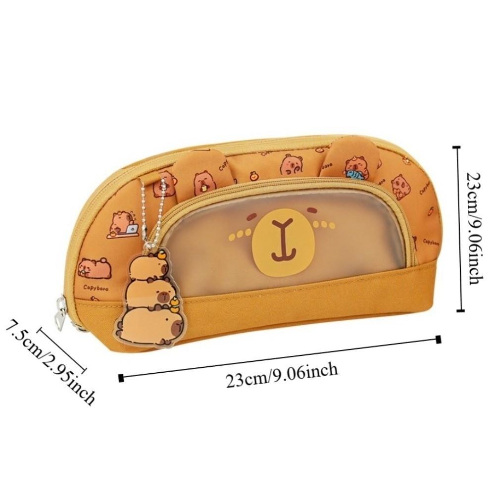 Desktop Storage Stationery Pencil Bag Large Capacity Multi Layer Pencil Pouch  Desktop Storage