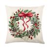 Christmas Pillowcases  Holiday Decorations  Living Room Sofa Cushion Covers  Bedroom Pillow Covers(Without Pillow Core)