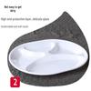 Thickened Melamine 6-Compartment Meal Tray