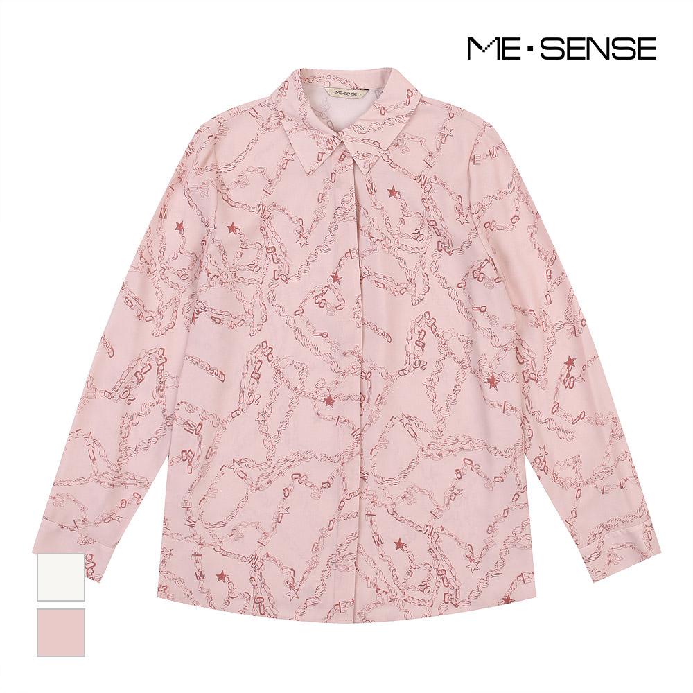 Misens Chain Print Blouse_Mb29Blm121Z