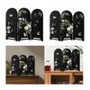Folding Screen Desktop Wooden Partition Small Decorative Panel Traditional Chinese Art for Housewarming