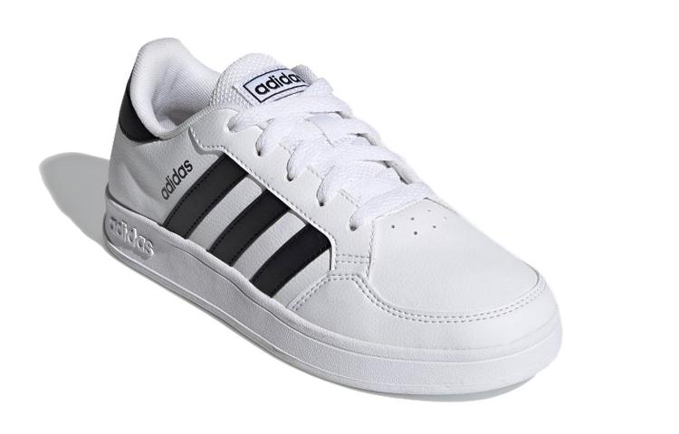 Adidas Neo Breaknet Slip Resistant Abrasion Resistant Low top Skateboard Shoes White Kids FY9506