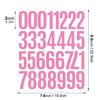 2-inch Digital Sticker Cut Die Self-adhesive Vinyl Vinyl Sticker Waterproof Number Identification Classification Digital Sticker