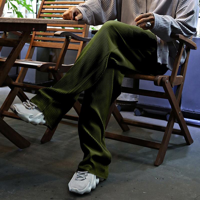 Брюки прямые мужские спортивные брюки модные мужские спортивные брюки однотонные — фото 4