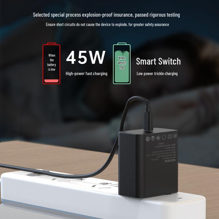 Compatible with Samsung S26+ Phone: 45W PD Super Fast Charger, 3C Certified, PPS Protocol, 5A Type-C.