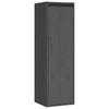 TV Cabinets Set of 4 Gray Solid Pine Wood