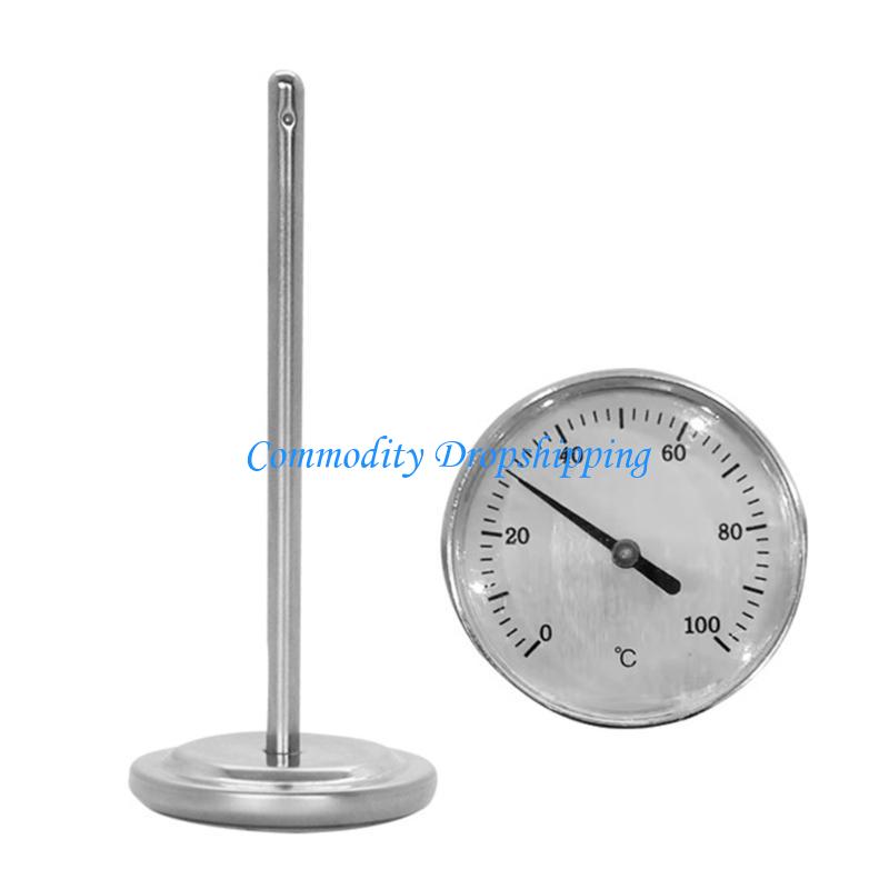 Y5JC Stainless Steel Thermometer Milk Temperature Gauge Practical Kitchen Thermometer