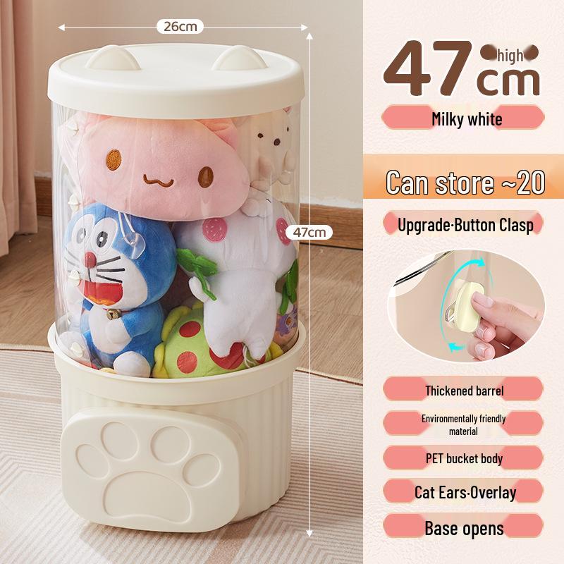 

Ведро для хранения плюшевых кукол - Корзина для игрушек для мягких животных