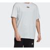 Adidas Originals T Shirts Men's White Crew Neck Moderate Straight Fit FM2286