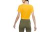 Dri Fit T Shirts Women's Yellow Crew Neck Moderate Straight Fit DD4922-752