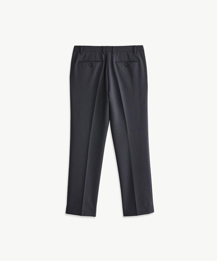 STCO Texture Polyester Soft Slacks_Charcoal Gray (Straight Fit)_Spaxb05Csc