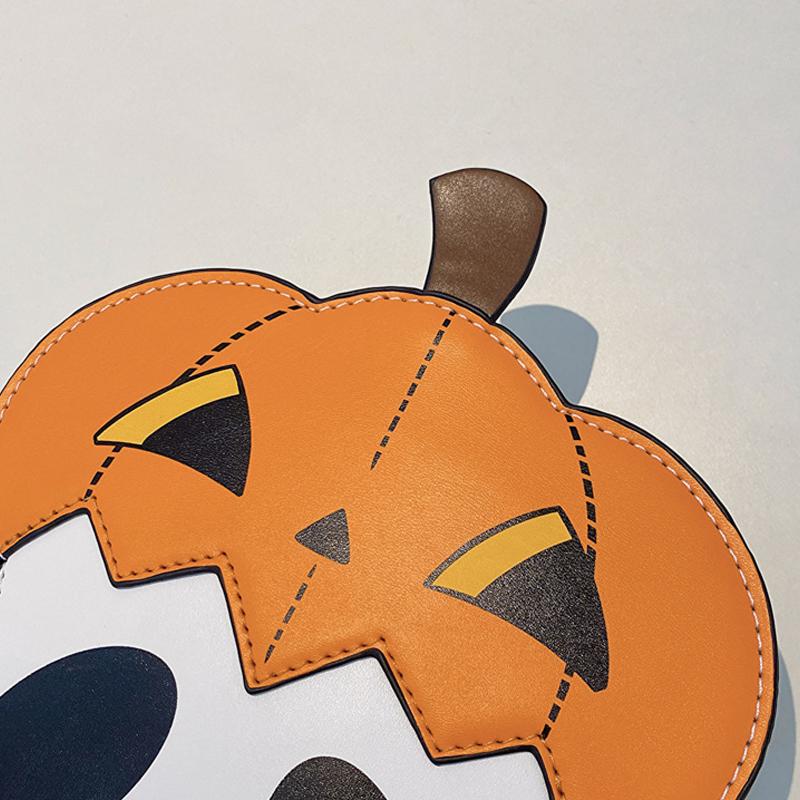 Halloween Creative 3D Cartoon Cell Phone Purses Pumpkin Ghost Design Cute Shoulder Bag Personalized Candy Color Crossbody Bags CLE