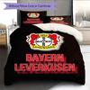 Leverkusen 04 Pattern Bedding Home Decoration Birthday Gift ( 1 Duvet Cover + 2 Pillowcase, Without Core),fan Merchandise.