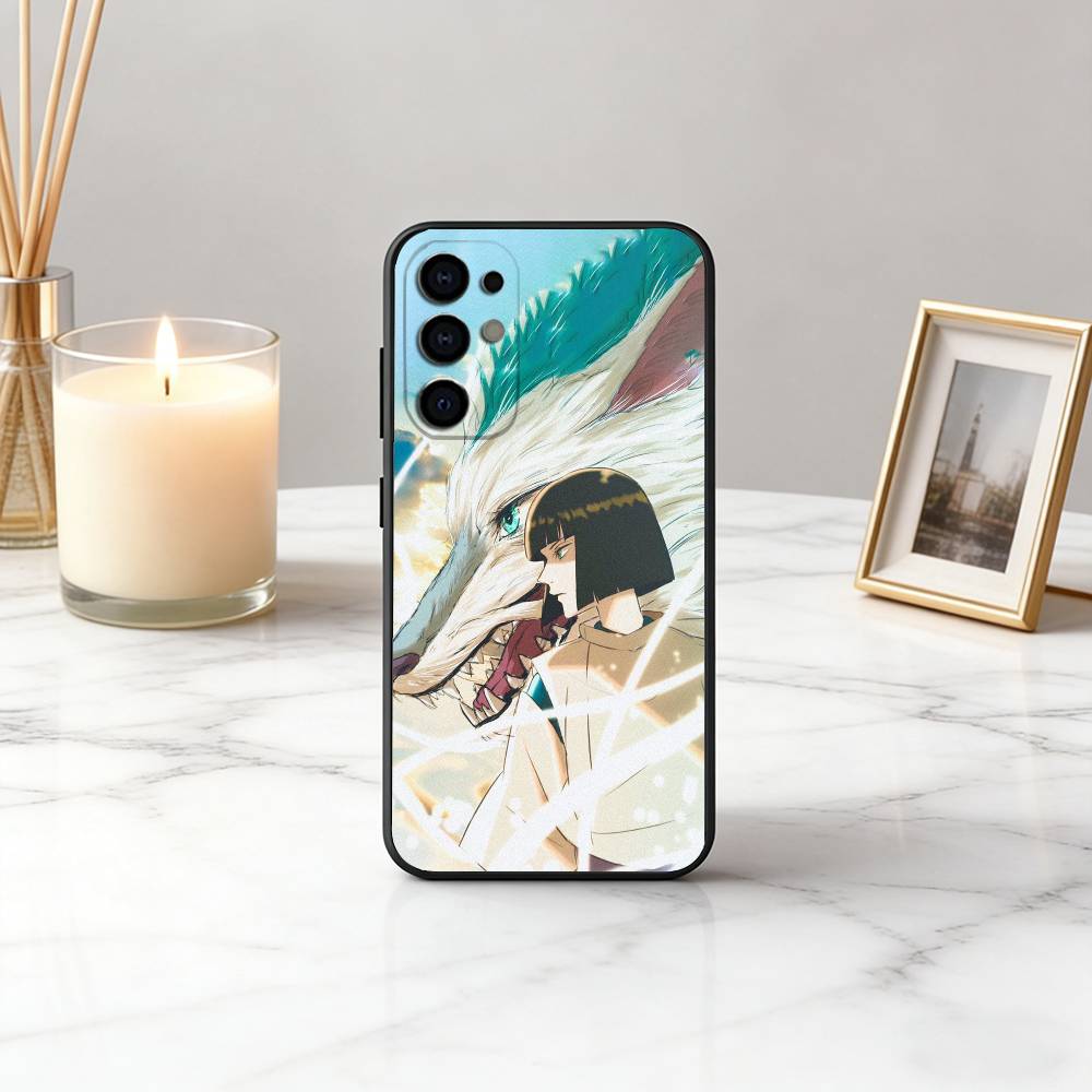 S-Spirited C-Chihiro O-Ogino A-Away-SA Phone Case Black Silicone Soft For Samsung S25,S24,S21,S22,S23,S30,Ultra,S20,Plus,Fe,Lite