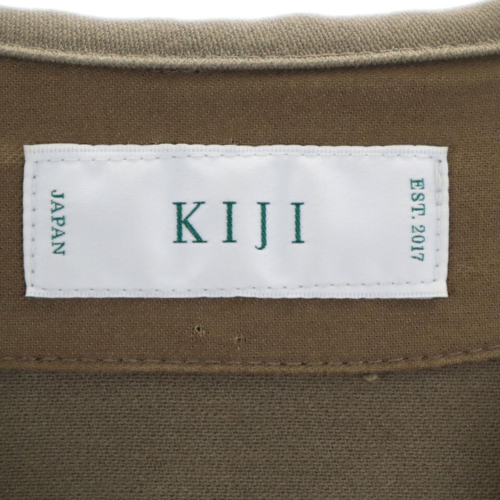 KIJI made in Japan Long sleeve V-neck sailor one piece 1 olive Women Used