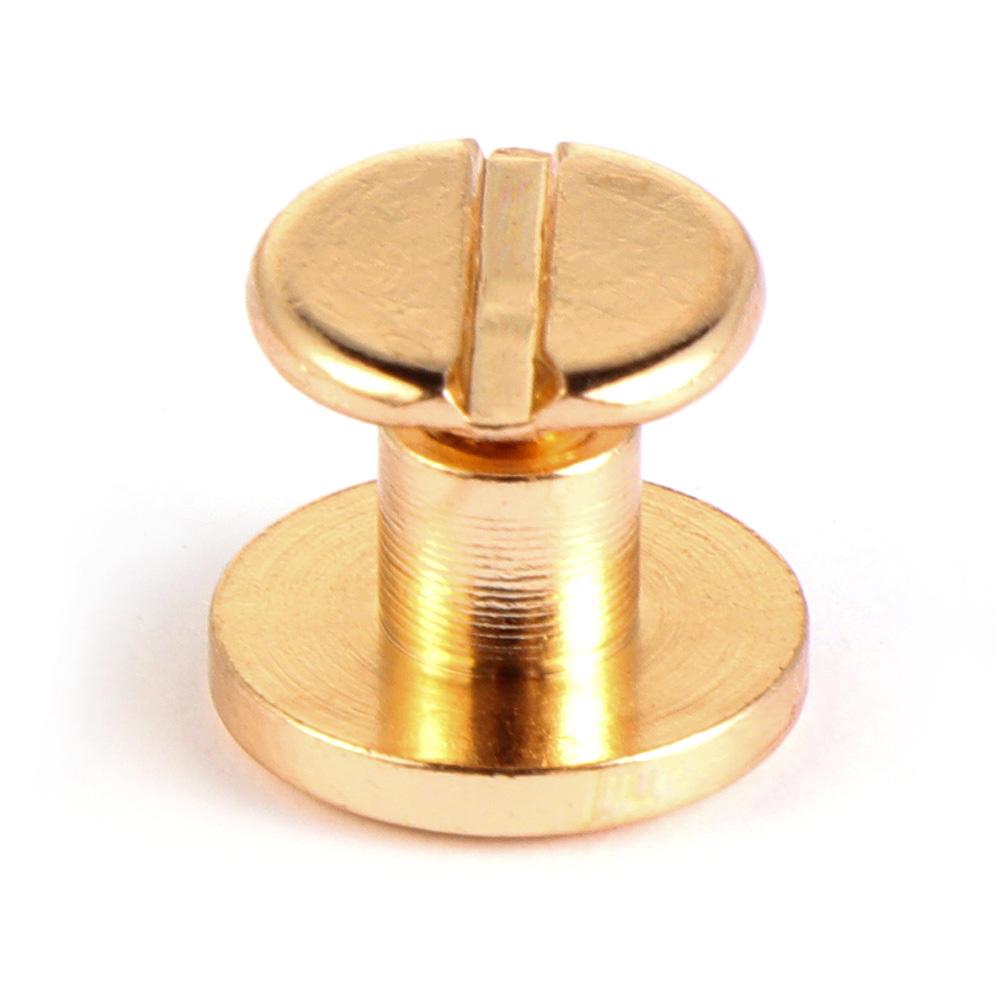 

10sets DIY Shoes Scrapbooking Leather Craft decoration nail Nail Rivets screw Brass Cloth Button