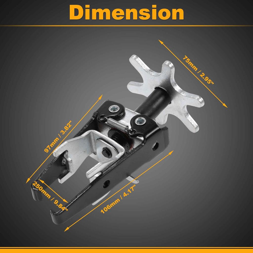 Overhead Spring Compressor Tool Alloy Steel Valve Spring Compressor for Valve Spring Installation & Removal for Vehicle Installation and Removal