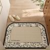 Non-Slip Entrance Door Mat Dirt Resistant Japanese Style Home Doormat for Indoor Outdoor Use Coir Fiber Carpet