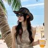Adjustable Fishing Cap Anti-UV Beach Hat New Western Cowboy Hat  Summer