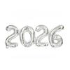 2026 Gold Red Crown Foil Number Balloons for 2026 New Year Eve Party Decoration Supplies 2026 Graduation Navidad Christmas Decor