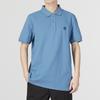 Timberland Solid Color Logo Outdoor Casual Short Sleeve Polo Shirt Men Polo Shirts Sky-Blue A24H2-DJ5
