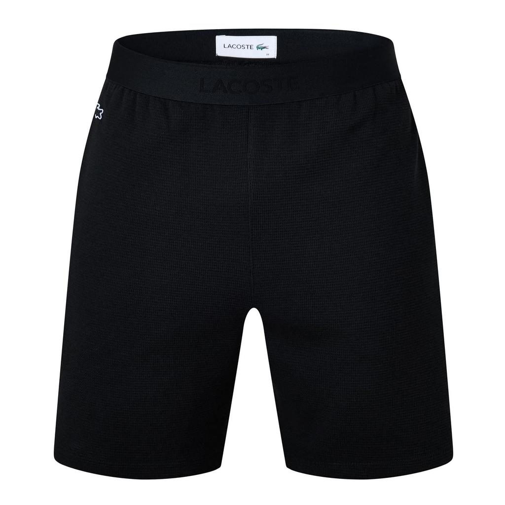 Lacoste Mens Waffle Relaxed Fit Pyjama Shorts