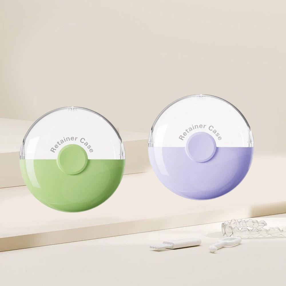 3Pcs Sealed Magnetic Orthodontic Retainer Lightweight Fake Teeth Case Mouthguard Case  for Home