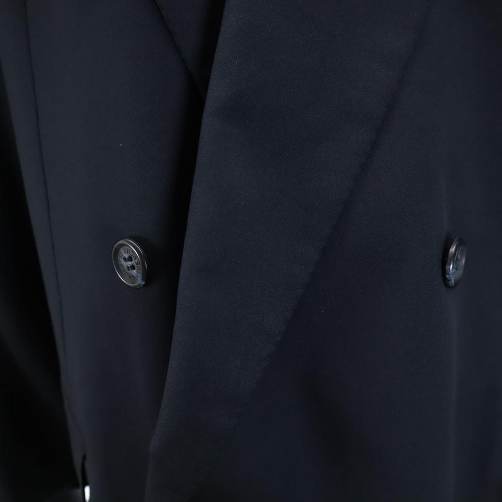 GIVENCHY 90s Wool Old Isetan suit Setup L/94 Navy Men's Used