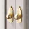 New Light Luxury Wardrobe Cabinet Handle Gold Modern Drawer Handle French Style Minimalist Bedside Table Handle