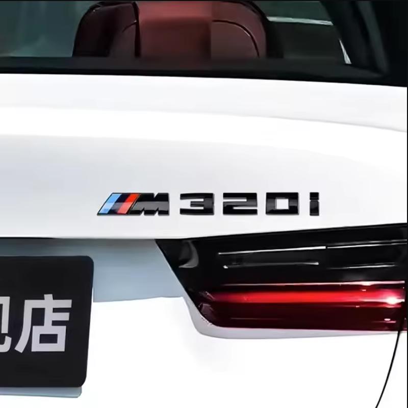 AXNX2 Car ABS Rear Trunk Words Letters Logo Badge Emblem Decals Sticker For BMW M35i M40i M40d M50i M50d M60i X5M50d X1 X2 X3 X4 X6