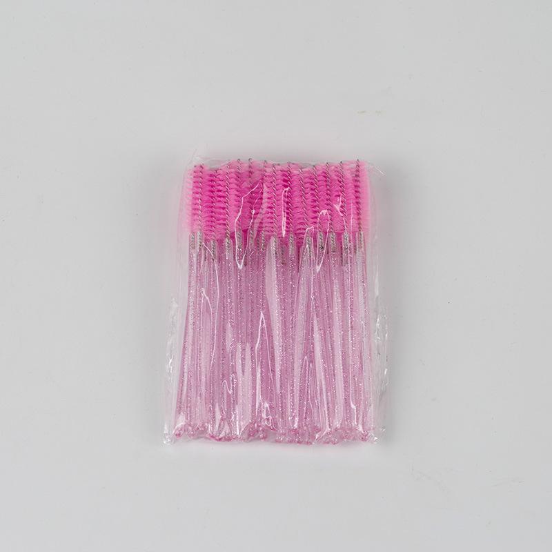 50 Stück Für Wimpernverlängerung Make-up Einweg Wimpernbürsten Spoolies Mikro Wimpern Mascara Stäbchen Kämme Großhandel