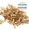 30/100pcs 453u Type 0.3-1.5mm2 Terminal Connector Dual Interface Terminal Electronic High Precision Yellow Copper