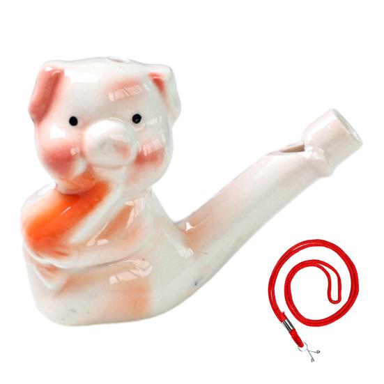 Mini Keramik Wasservogel Pfeife Niedliche Chinesische Tierkreiszeichen Tiere Geräuschmacher mit Aufhängeschnur Nachahmung Vogelruf Pfeife Kinderspielzeug für die Badewanne