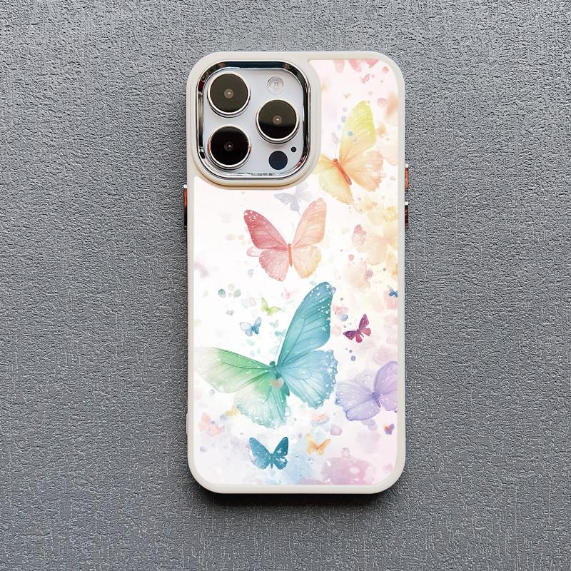 Variety Colorful Butterfly Silicone Phone Case For IPhone 14 15 16 Pro Max Plus 11 12 13 Pro Max X XS XR 7 8 Plus SE2 Back Cover