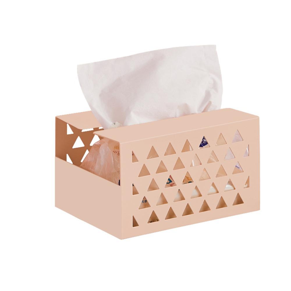 

Kitchen Organizer Paper Towel Storage Box Multi-Purpose Tissue Dispenser Refrigerator Shelf S розовый