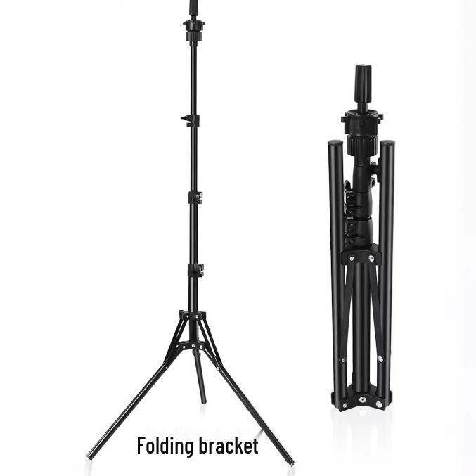 Adjustable 1.6m Wig Stand - Folding Hairdressing Beauty Tripod