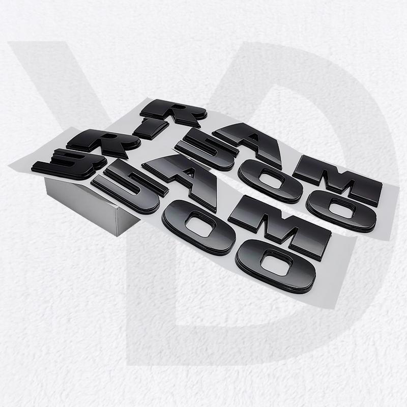 ABS Car Fender Emblem Stickers for Dodge RAM1500 RAM2500 RAM3500 RAM 1500 2500 3500 Logo Rear Trunk Badge Decals Accessories