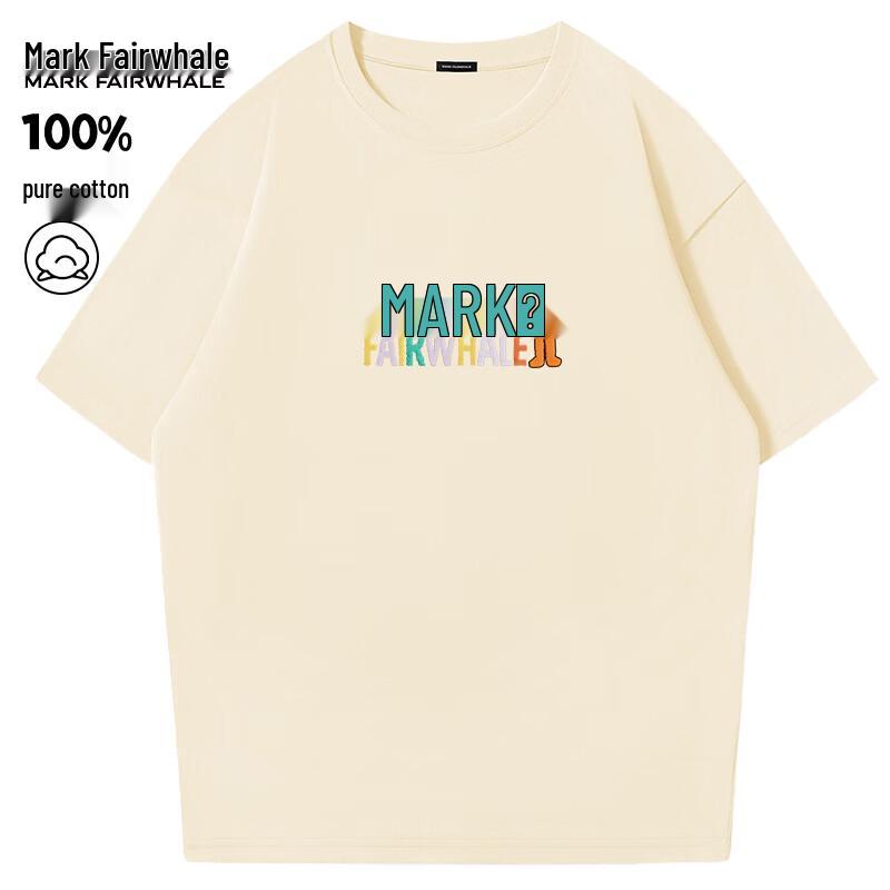 Mark Fairwhale Men s Youthful Cotton Round Neck T-Shirt 5XL