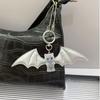 Halloween Dark Devil Sweet Cool Devil Cat Plush Bat Wing Bag Charm Dark Phone Pendant Decoration Key Chains Bag Charm