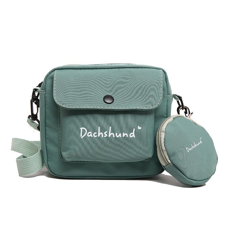 Nylon Cloth Bag Women's 2025 New Trendy Ins Small Fresh Shoulder Messenger Bag Versatile Student Lightweight Mobile Phone Bag