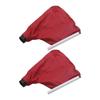Black Anti-dust Cover Bag Cloth Plastic Red Brand New