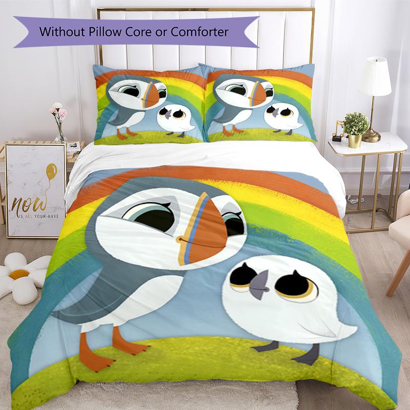 3pcs maya the bee Bedding Set Duvet Cover Closure Includes 1 Duvet Cover & 2 Pillowcases, Soft and Comfortable for All Seasons.