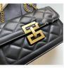 2025 Winter Women's Argyle Chain Versatile Crossbody Bag - Fashionable Small Square Shoulder Bag, Light Luxury