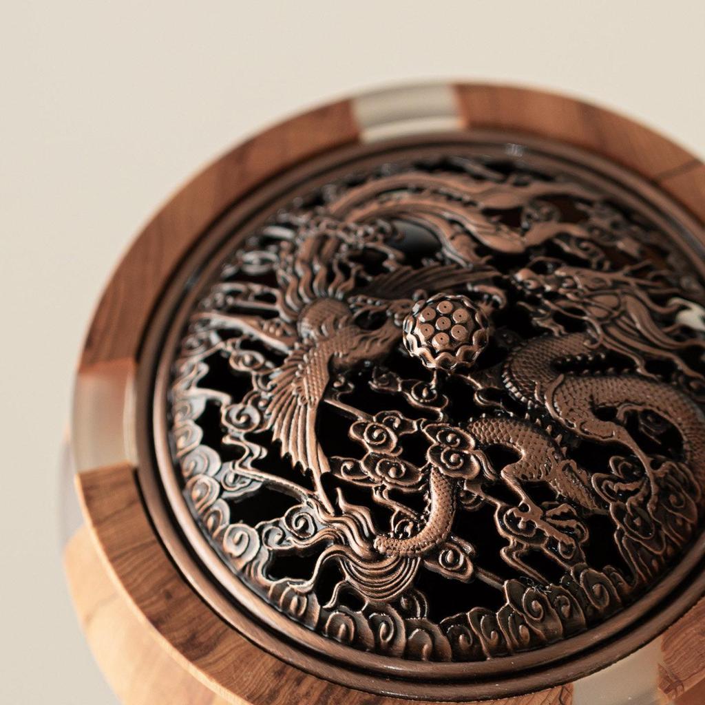 Solid Wood Zen Incense Burner Base for Tea Ceremony - Creative Chinese Agarwood & Sandalwood Accessories