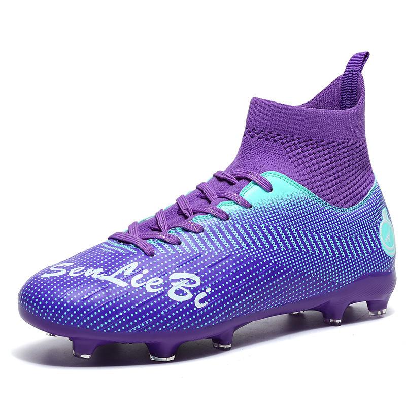 

High-top football shoes TF broken nails athletics shoes long nails adult student competition training shoes men 33