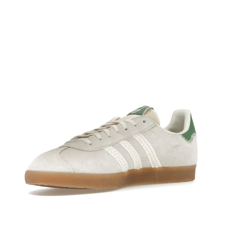 Adidas Gazelle Alumina Preloved Grüne Unisex Sneakers Creme Creme-Weiß IE3691