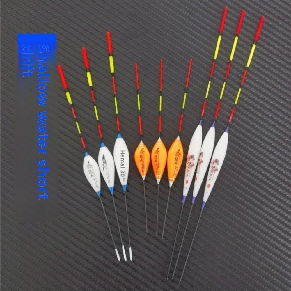 3pcs Slip Drift Tube Floats Bobbers Eye-catching Triangle Tail Fishing Floats  Fishing