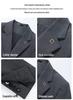 Men's Anti-Wrinkle Slim Fit Business Suit: High-End Formal Wear for Weddings and Engagements.