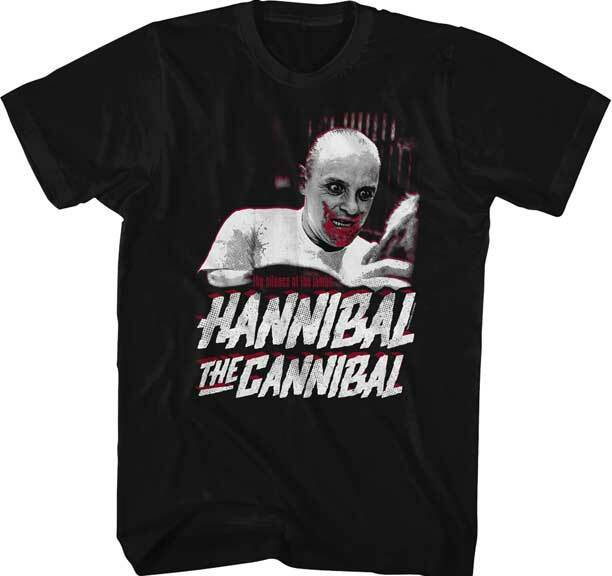 Silence Of The Lambs Movie Bloody Hannibal The Cannibal Photo Men T Shirt M